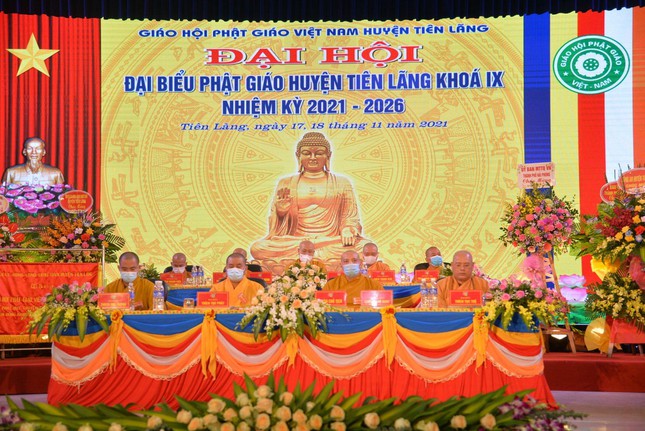 Hải Phòng: Đại hội đại biểu Phật giáo huyện Tiên Lãng lần thứ IX (2021-2026) ảnh 1