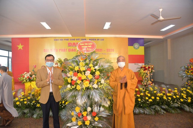 Hải Phòng: Đại hội đại biểu Phật giáo huyện An Lão khóa IX (2021-2026) ảnh 2