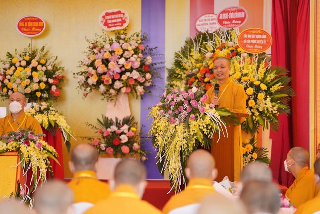 Ninh Bình: Đại đức Thích Minh Ngộ làm Trưởng ban Trị sự Phật giáo huyện Yên Mô (2021-2026) ảnh 4