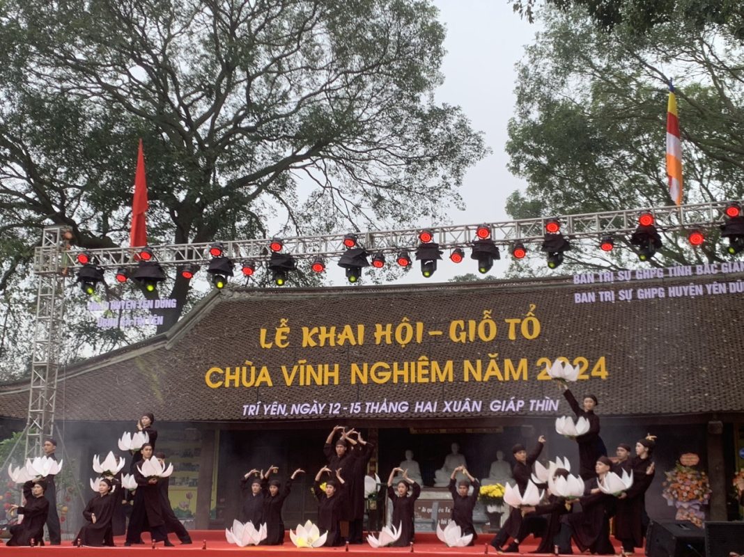 Khai hội và và giỗ tổ chùa Vĩnh Nghiêm Bắc Giang năm 2024